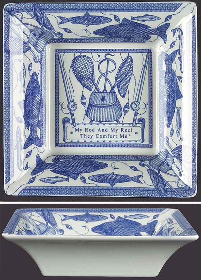 Blue Room Collection Square Tray by Spode-1