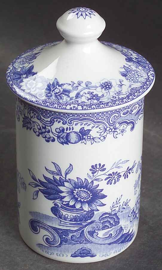 Blue Room Collection Spice Jar Set Individual Jar & Lid by Spode-1