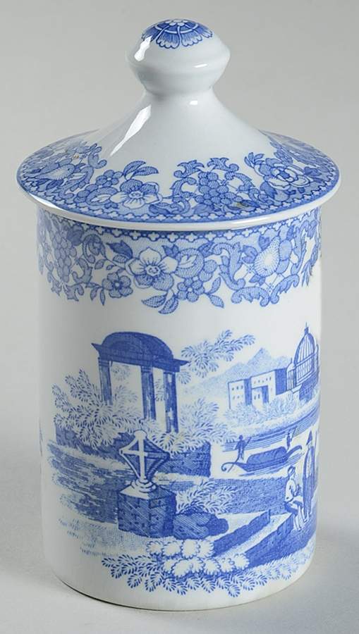 Blue Room Collection Spice Jar Set Individual Jar & Lid by Spode-1