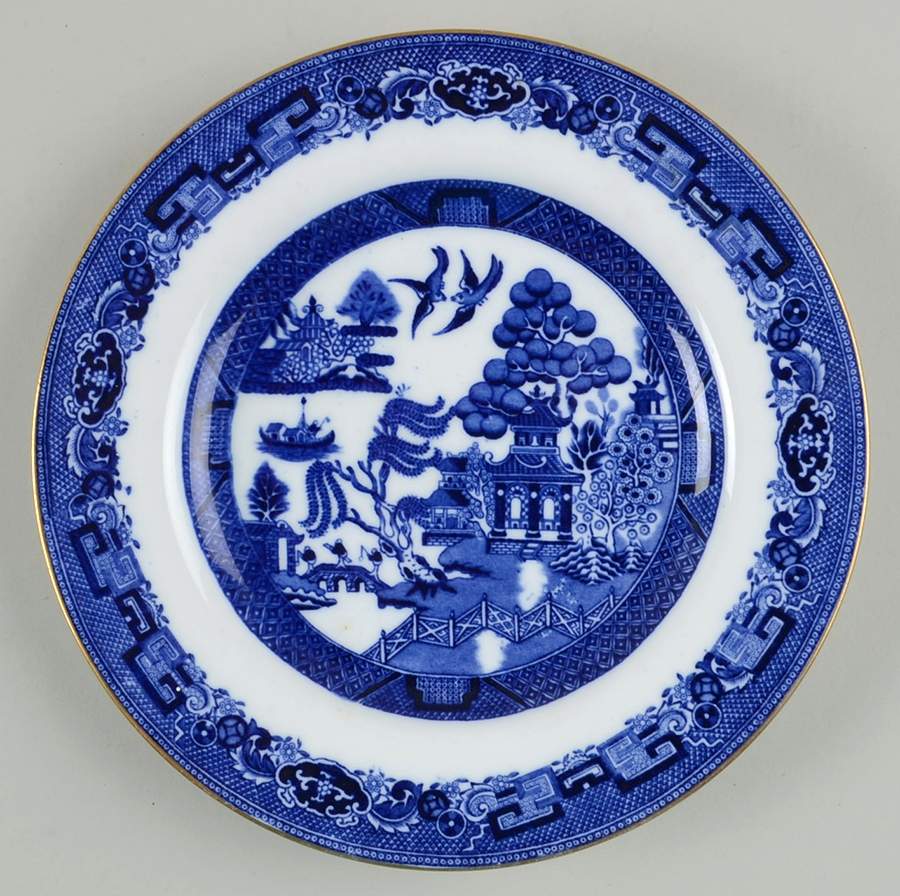 Blue Willow Salad Plate by Spode-1