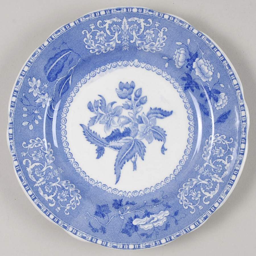 Camilla Blue (Earthenware, Scalloped) Bread & Butter Plate by Spode-1