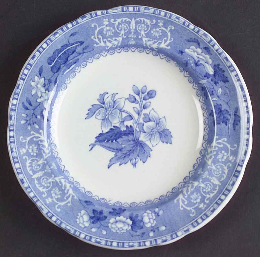 Camilla Blue (Earthenware, Scalloped) Small Bread & Butter Plate by Spode-1