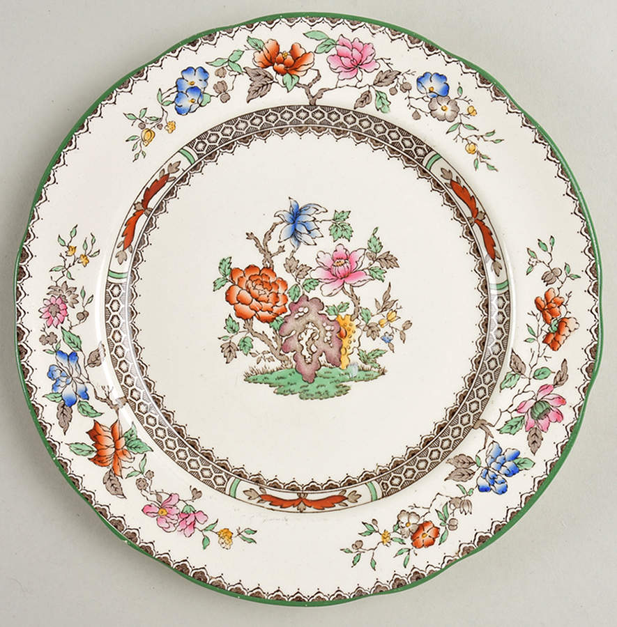 Chinese Rose Bone Salad Plate by Spode-1