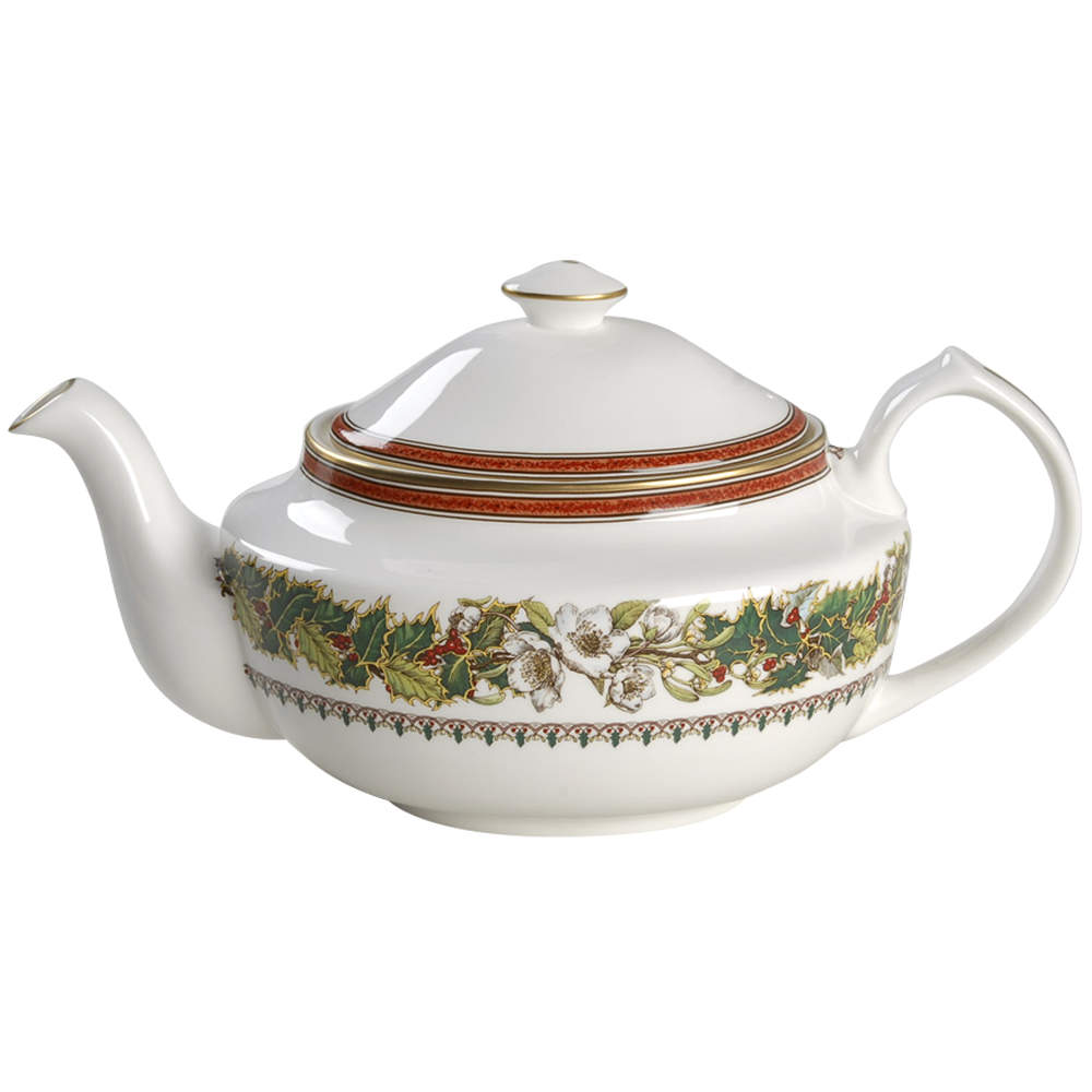 Christmas Rose Teapot & Lid by Spode-1