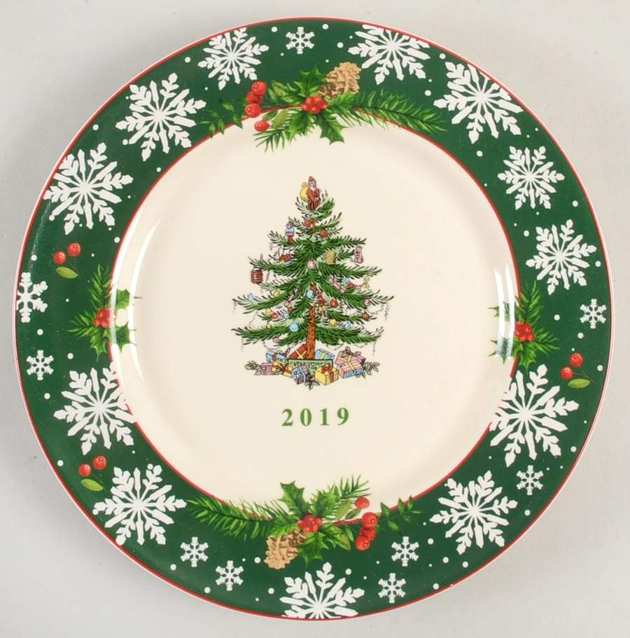 Christmas Tree 2019 Collector Plate by Spode-1