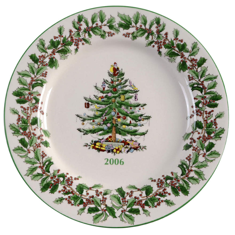 Christmas Tree 2006 Collector Plate by Spode-1