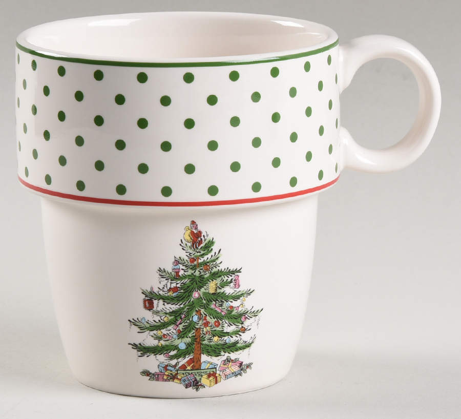 Christmas Tree Stackable Mug by Spode-1