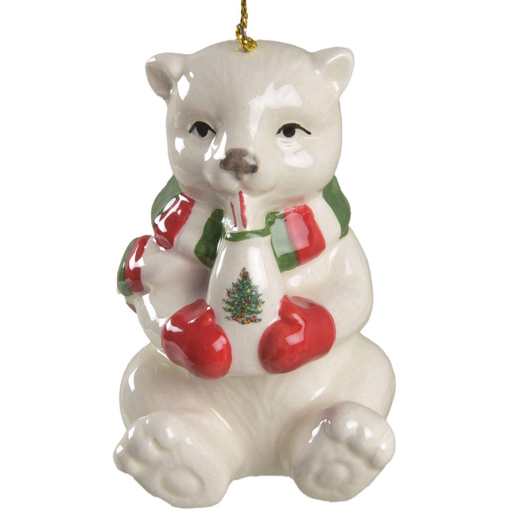 Christmas Tree Ornaments Polar Bear - No Box by Spode-1