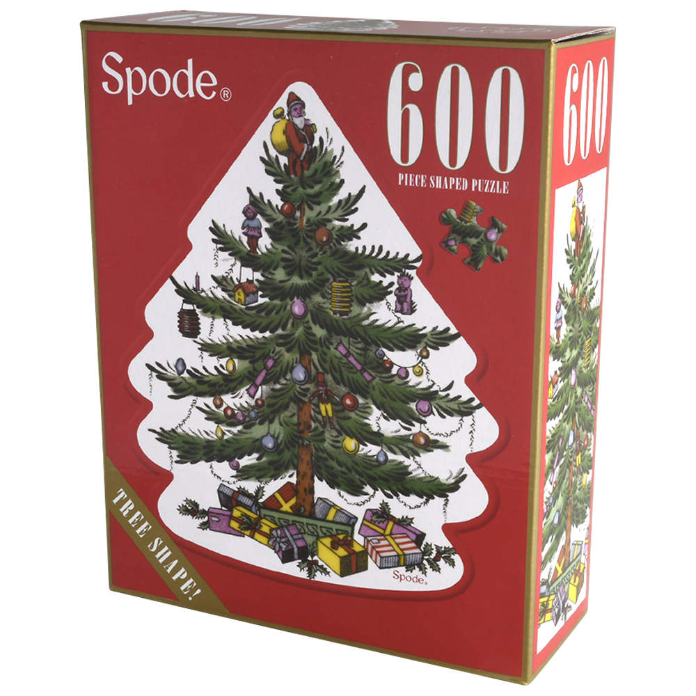 Christmas Tree (600 Piece) Jigsaw Puzzle by Spode-1