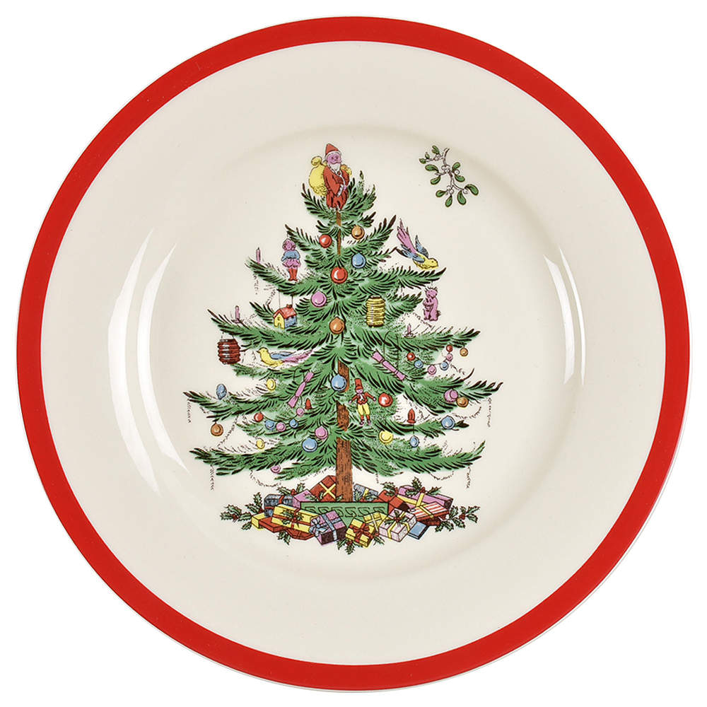 Christmas Tree Salad Plate by Spode-1