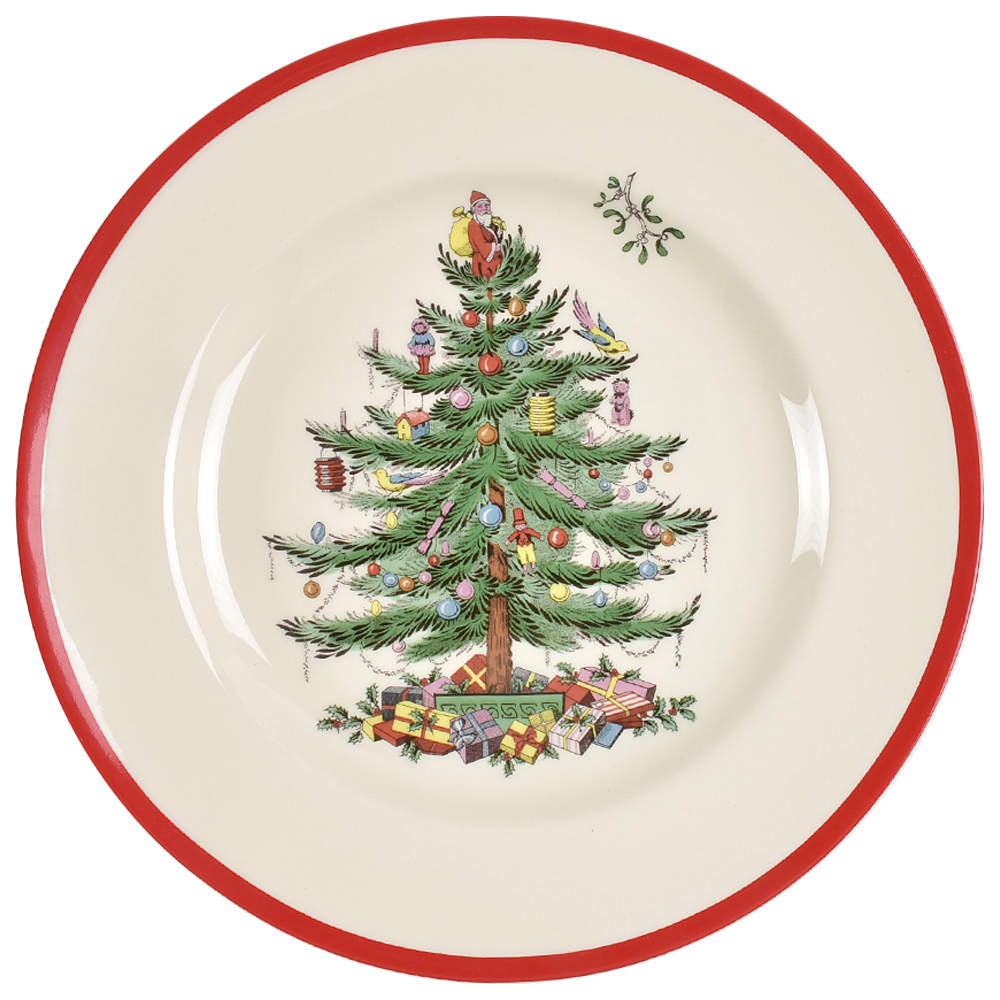 Christmas Tree Dinner Plate by Spode-1