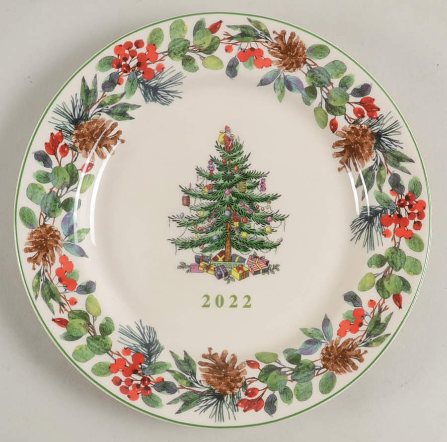 Christmas Tree 2022 Collector Plate by Spode-1