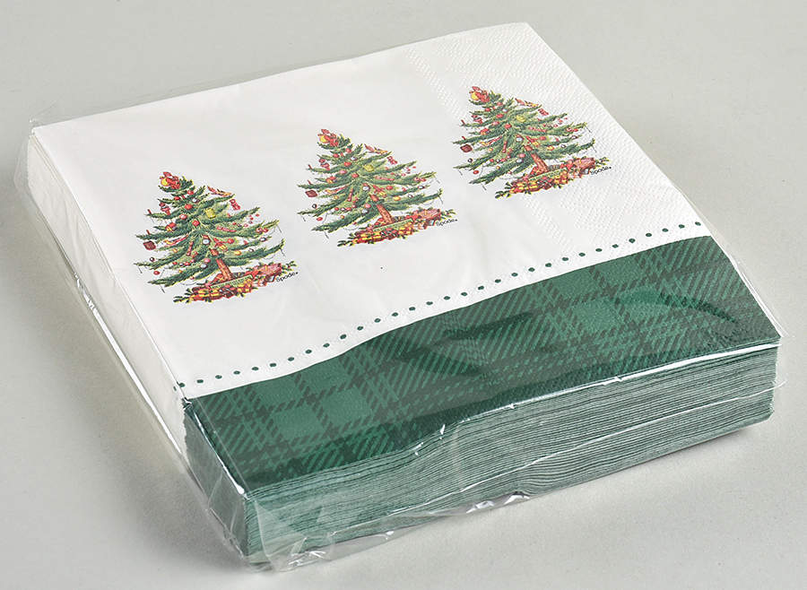 Christmas Tree Package of Paper Luncheon Napkins by Spode-1