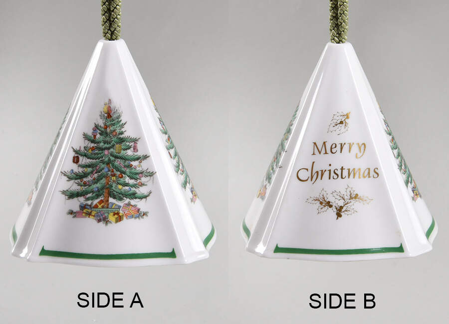 Christmas Tree Tassel Bells First In The Series - Pyramid - No Box by Spode-1