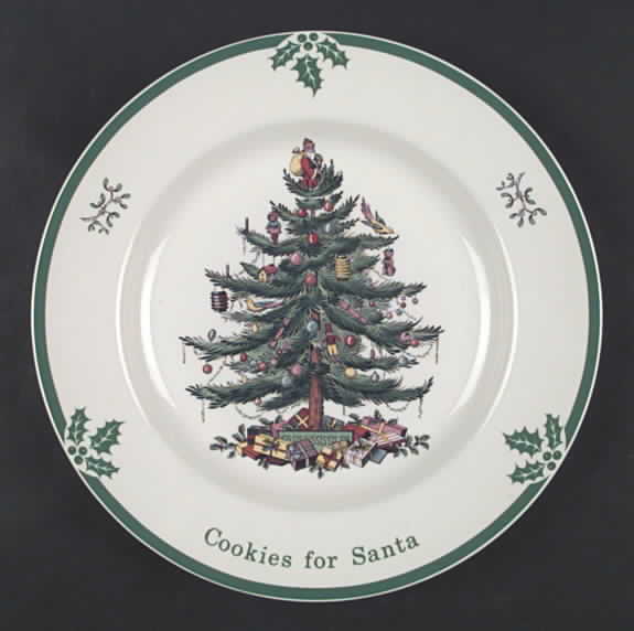 Christmas Tree Cookie Plate by Spode-1