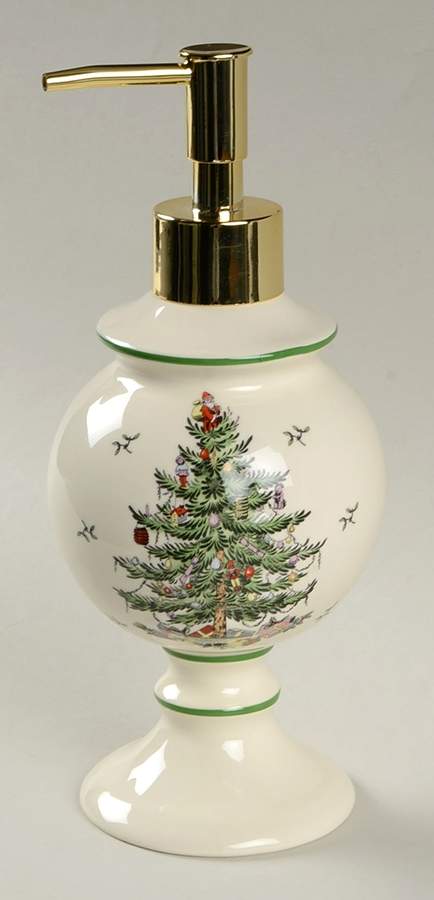 Christmas Tree Lotion Dispenser by Spode-1
