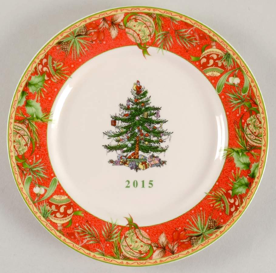 Christmas Tree 2015 Collector Plate by Spode-1