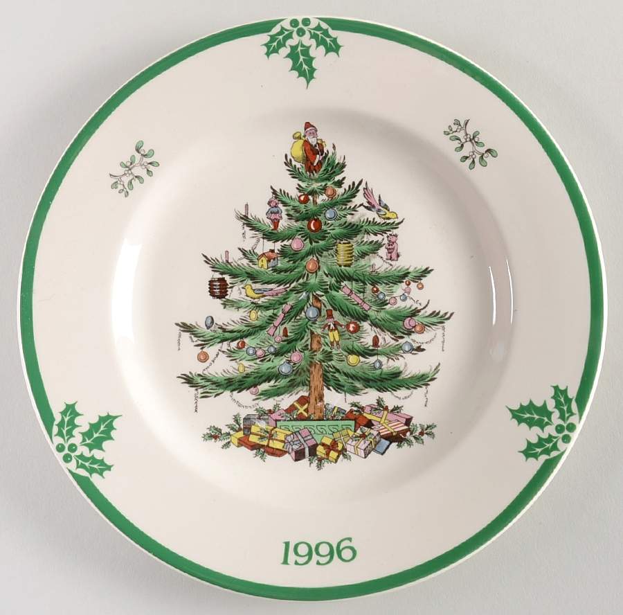 Christmas Tree 1996 Collector Plate by Spode-1