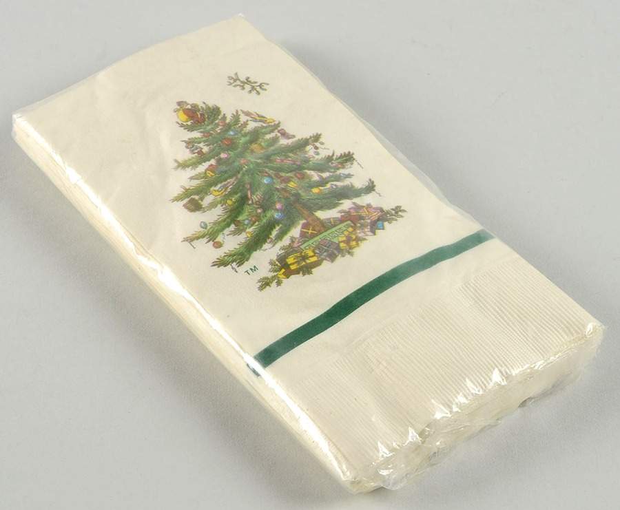 Christmas Tree Package of Paper Guest Dinner Napkins by Spode-1