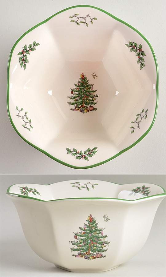 Christmas Tree Nut Bowl by Spode-1