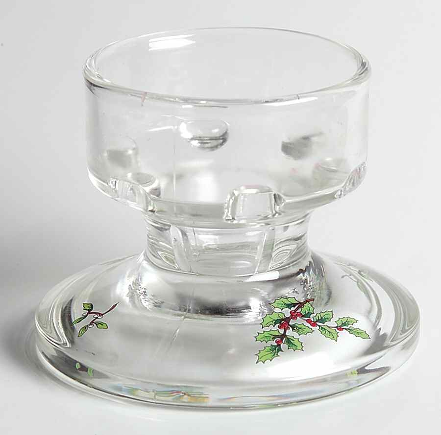 Christmas Tree Glassware Hurricane Lamp Base by Spode-1