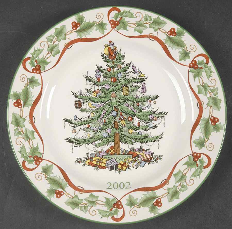 Christmas Tree 2002 Collector Plate by Spode-1
