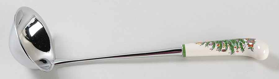 Christmas Tree Soup Ladle with Stainless Bowl by Spode-1