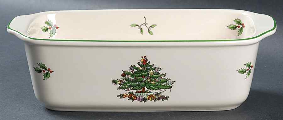 Christmas Tree Loaf Pan by Spode-1