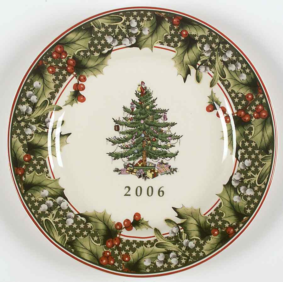Christmas Tree 2006 Collector Plate by Spode-1