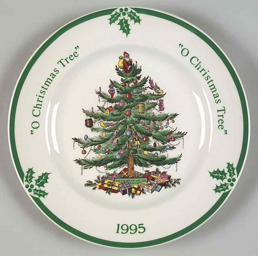 Christmas Tree 1995 Collector Plate by Spode-1