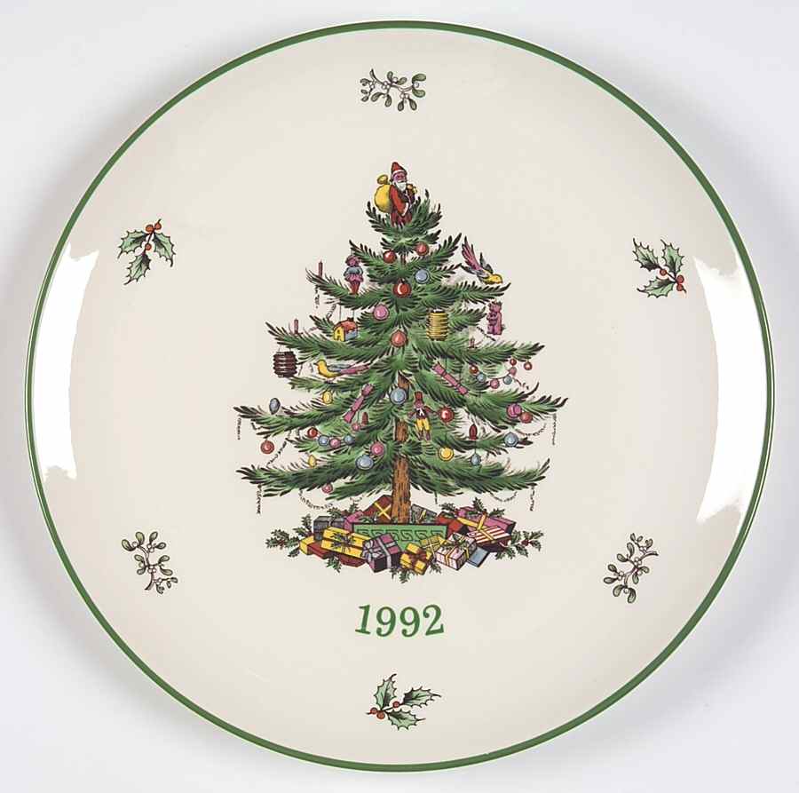 Christmas Tree 1992 Collector Plate by Spode-1