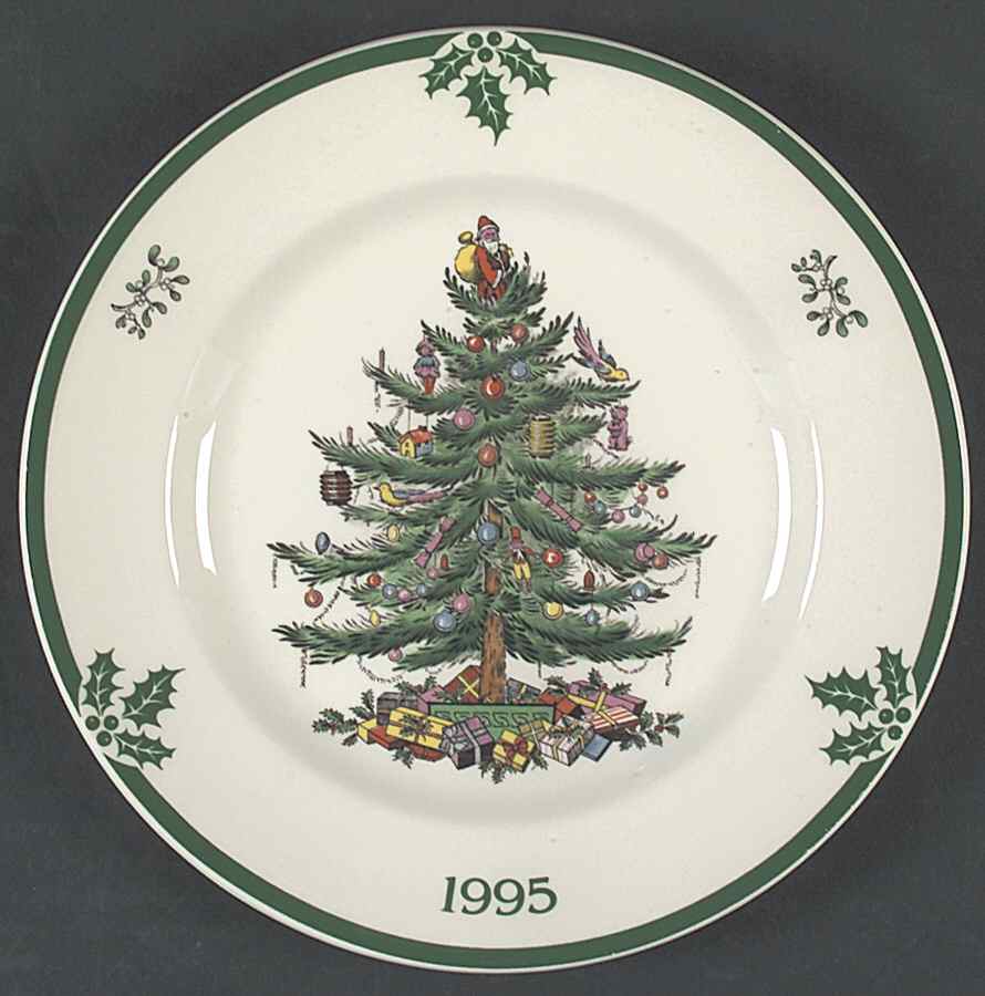 Christmas Tree 1995 Collector Plate by Spode-1