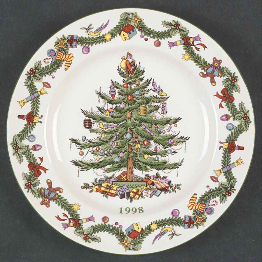 Christmas Tree 1998 Collector Plate by Spode-1