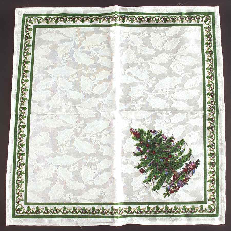Christmas Tree 20" Cloth Napkin by Spode-1