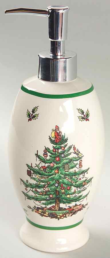 Christmas Tree Lotion Dispenser by Spode-1