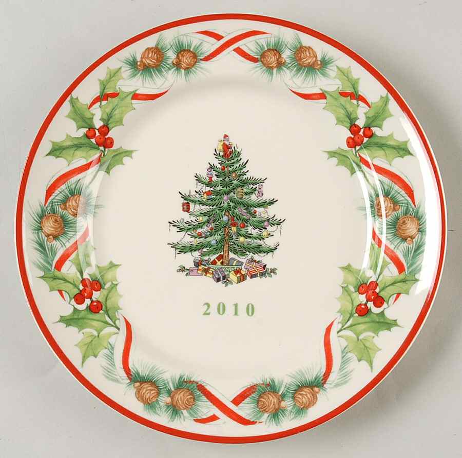 Christmas Tree 2010 Collector Plate by Spode-1