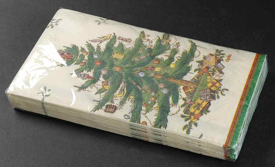 Christmas Tree Package of Paper Guest Towel Napkins by Spode-1