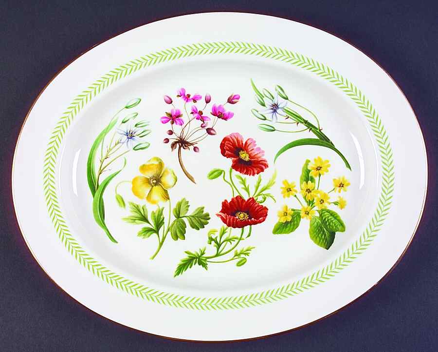 Country Lane 14" Oval Serving Platter by Spode-1
