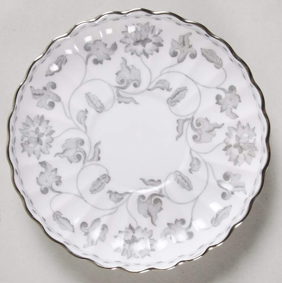 Colonel Gray (Platinum Trim) Saucer by Spode-1