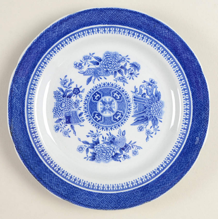 Fitzhugh Blue Bread & Butter Plate by Spode-1