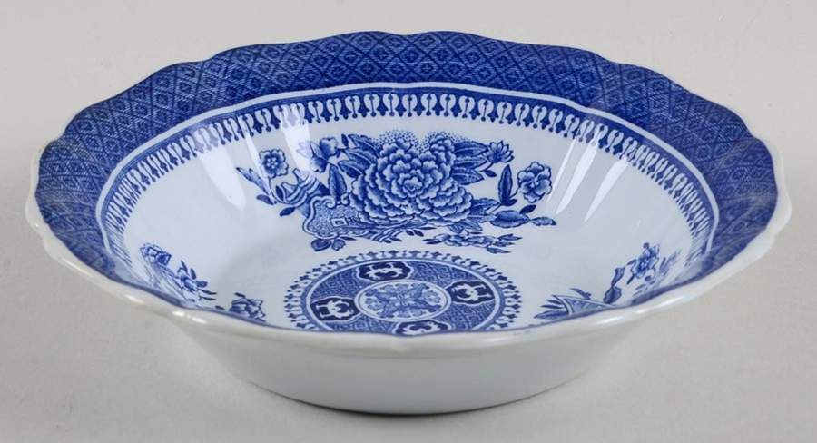 Fitzhugh Blue Fruit/Dessert (Sauce) Bowl by Spode-1