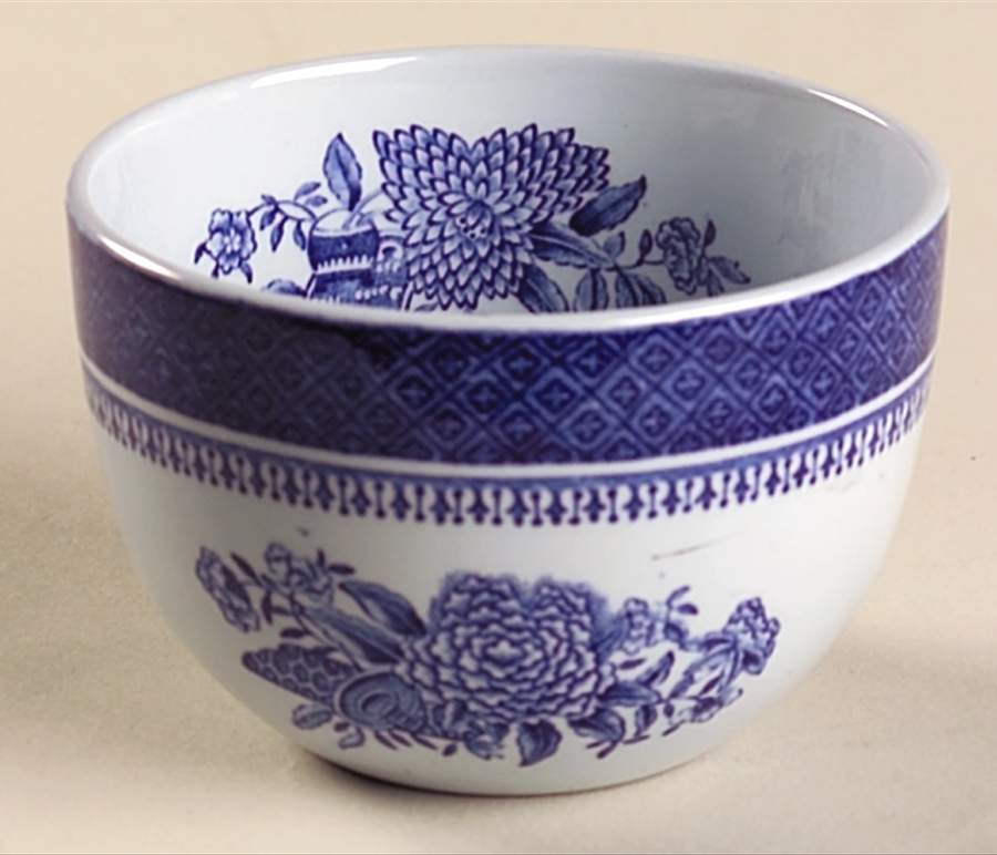 Fitzhugh Blue Mini Open Sugar Bowl by Spode-1