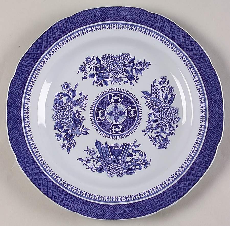 Fitzhugh Blue Salad Plate by Spode-1