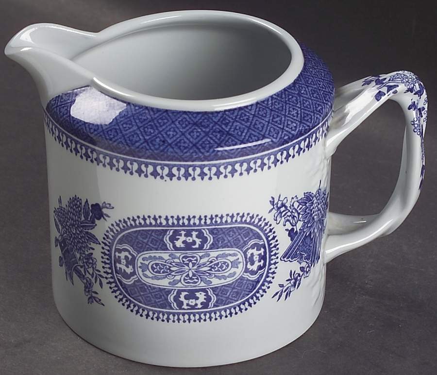 Fitzhugh Blue Creamer by Spode-1