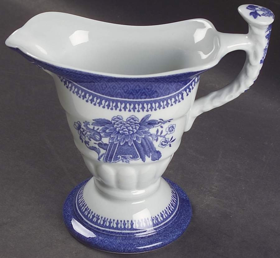 Fitzhugh Blue Creamer by Spode-1