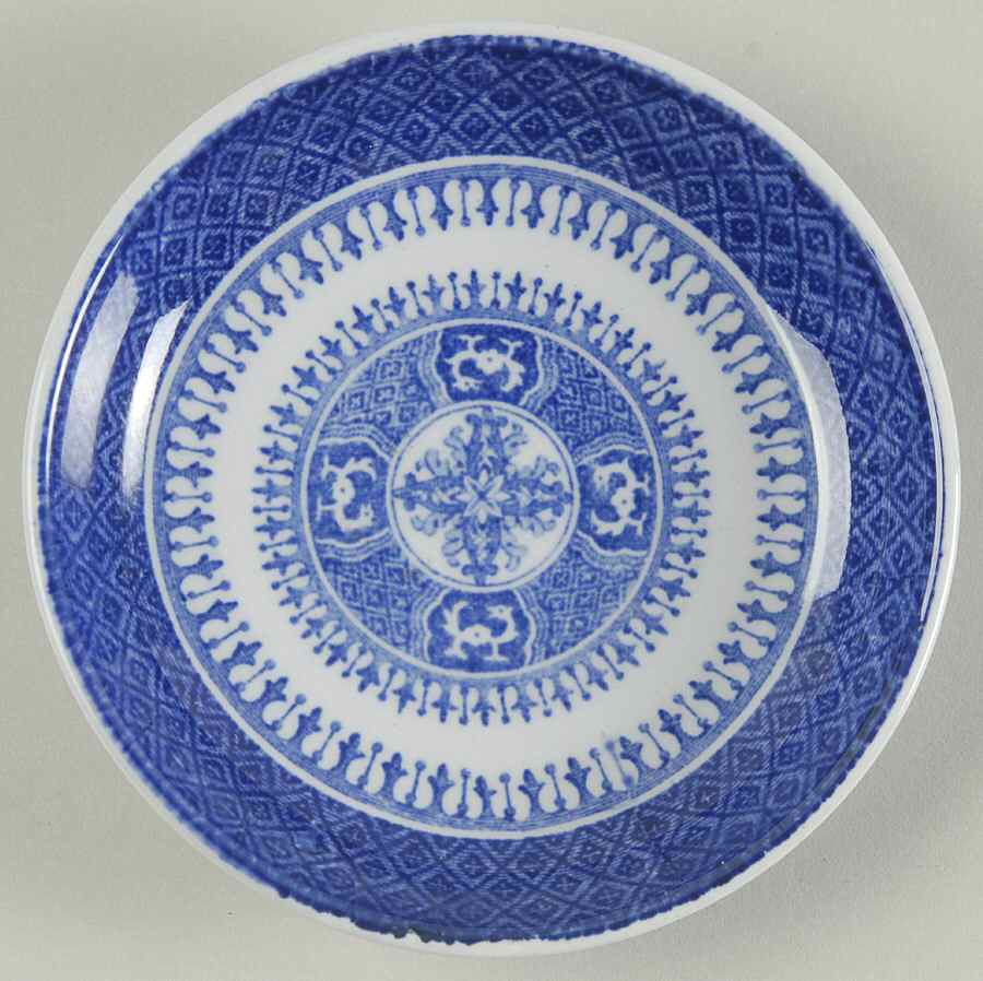 Fitzhugh Blue Butter Pat by Spode-1
