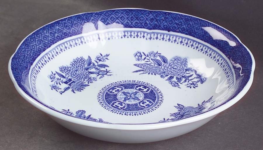 Fitzhugh Blue Coupe Cereal Bowl by Spode-1