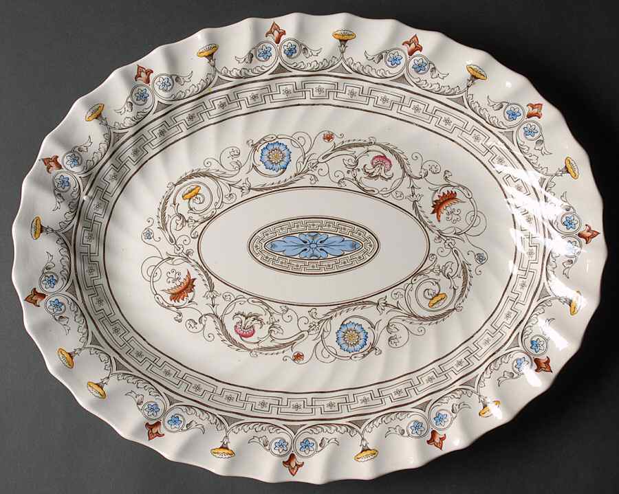 Florence 15" Oval Serving Platter by Spode-1