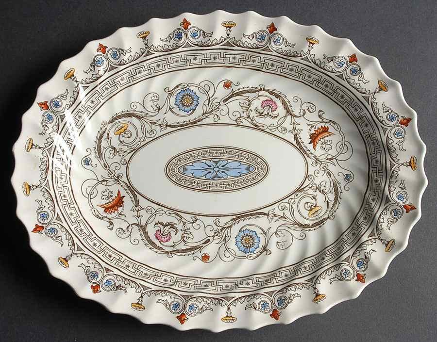 Florence 10" Oval Serving Platter by Spode-1