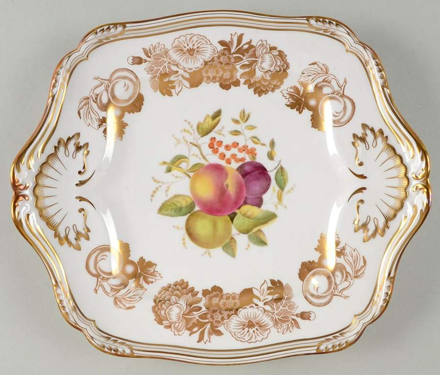 Golden Valley Square Handled Cake Plate by Spode-1